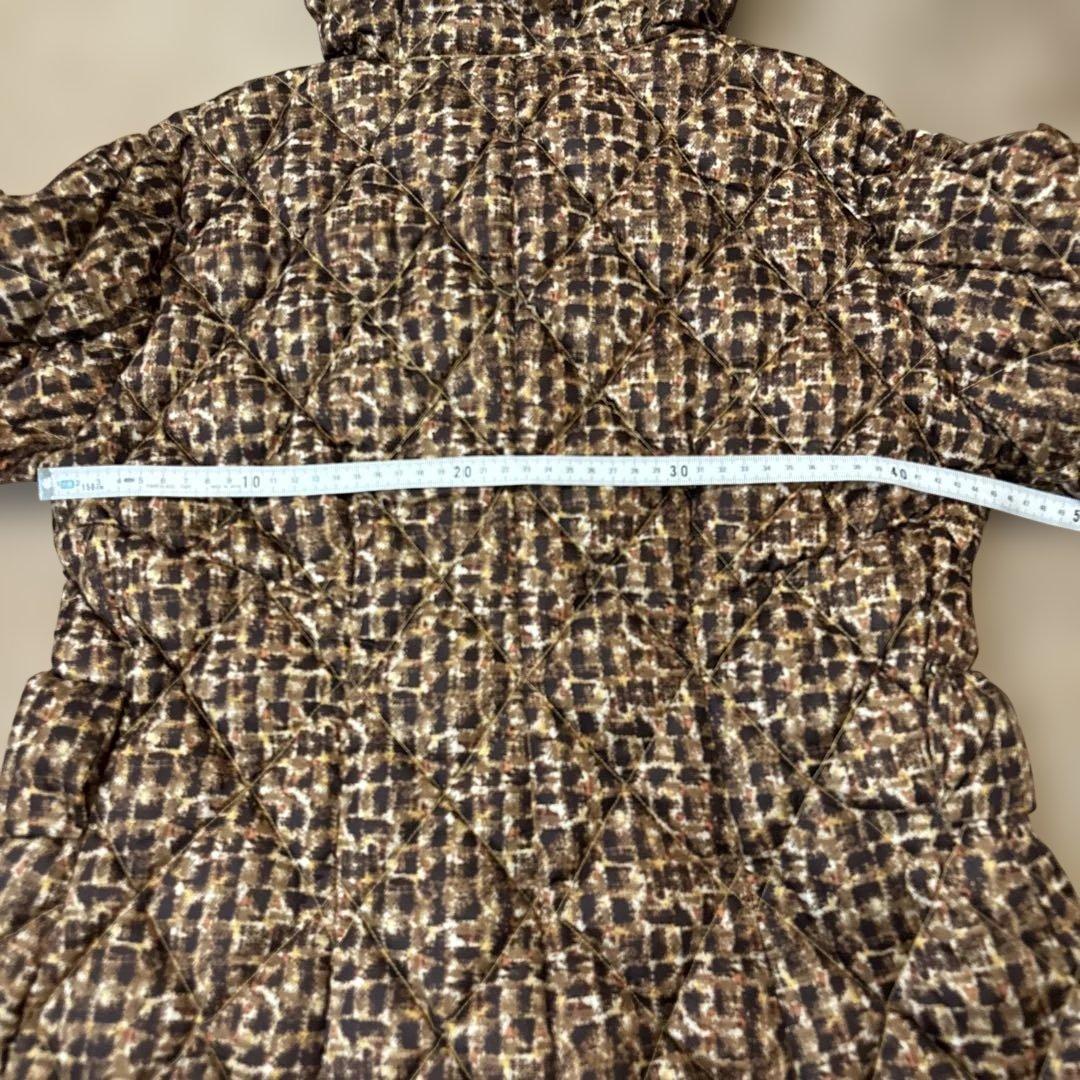 SCERVINO Street エルマンノシェルビーノ総柄 中綿ロングコート42