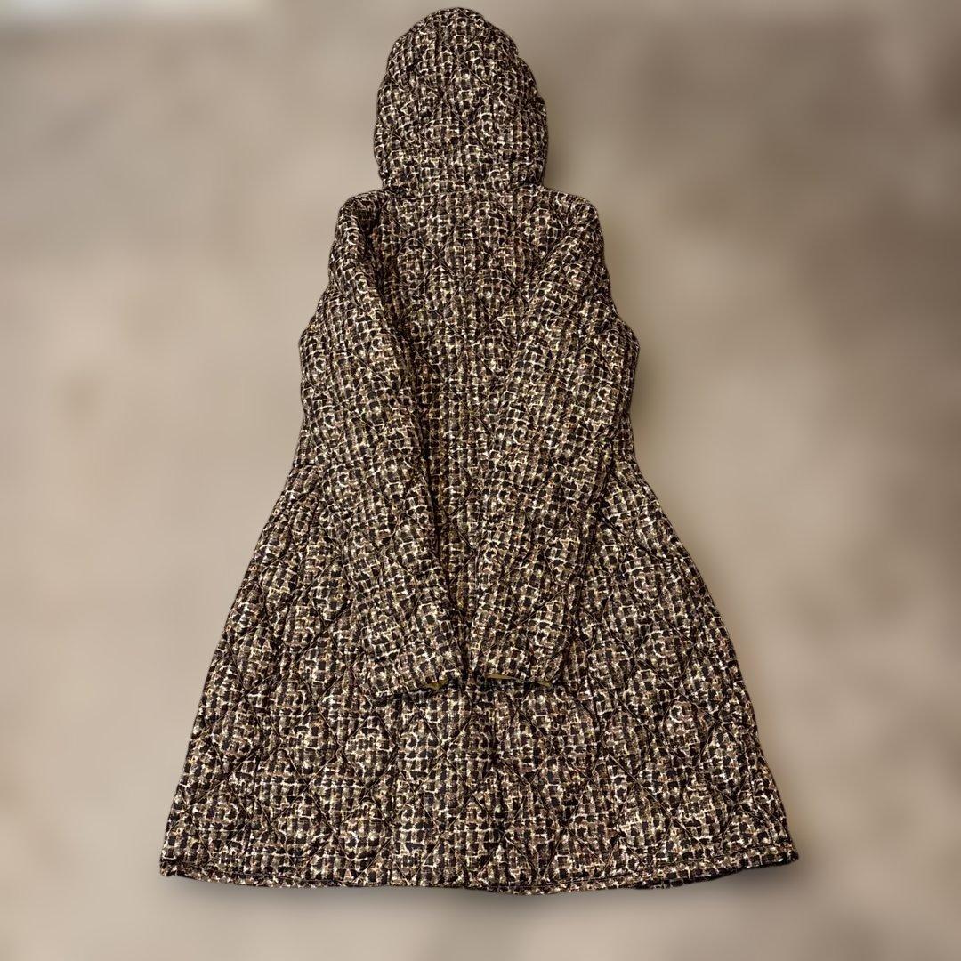 SCERVINO Street エルマンノシェルビーノ総柄 中綿ロングコート42