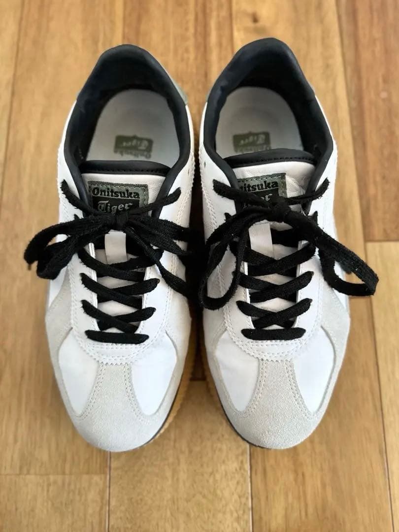 Onitsuka Tiger デレシティ ホワイト/グリーン 24.5㎝