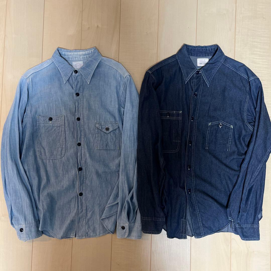 m.v.p. x BIG YANK デニムシャツ 2色セット
