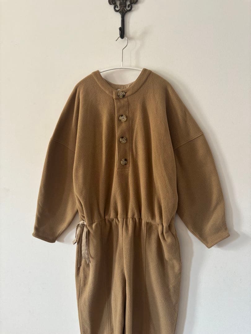 KiiRA エコボア ベージュ オールインワン