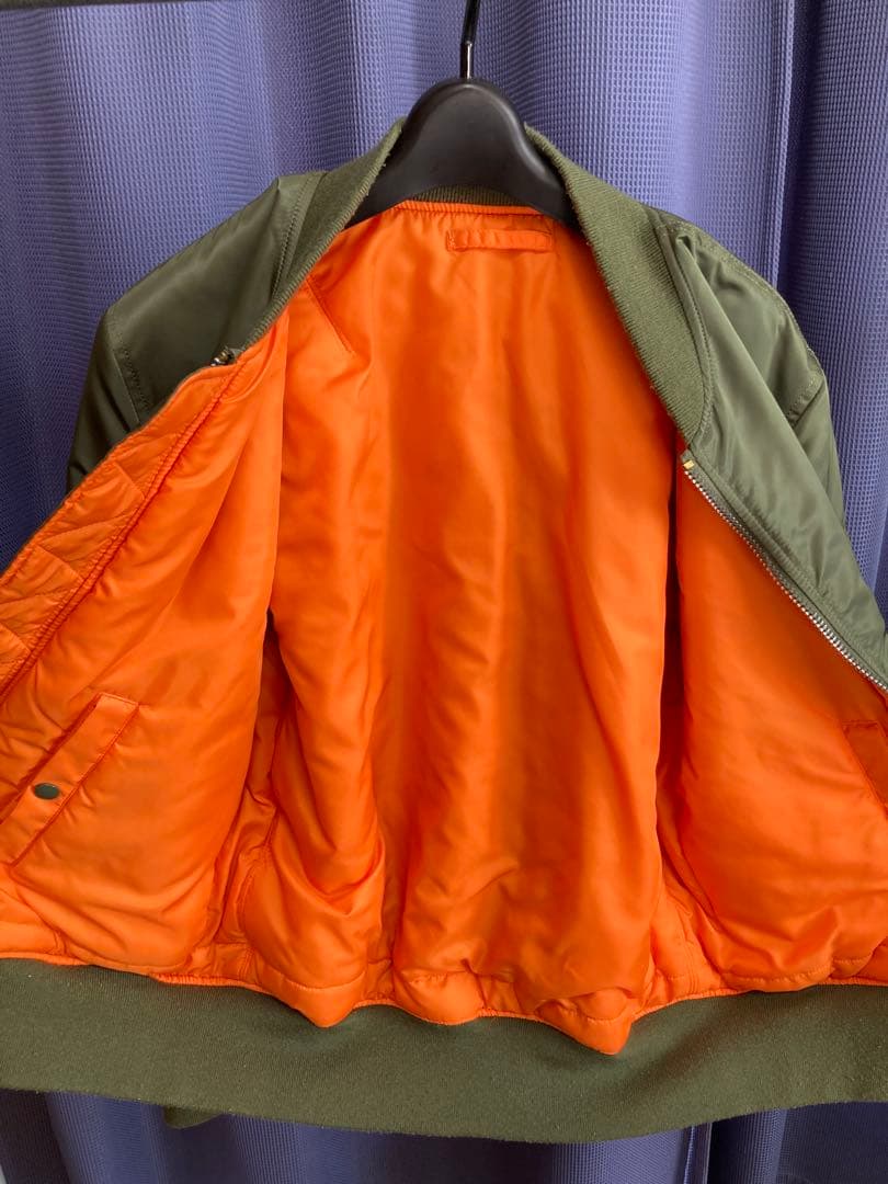 ALPHA MA-1 フライトジャケット セージグリーン