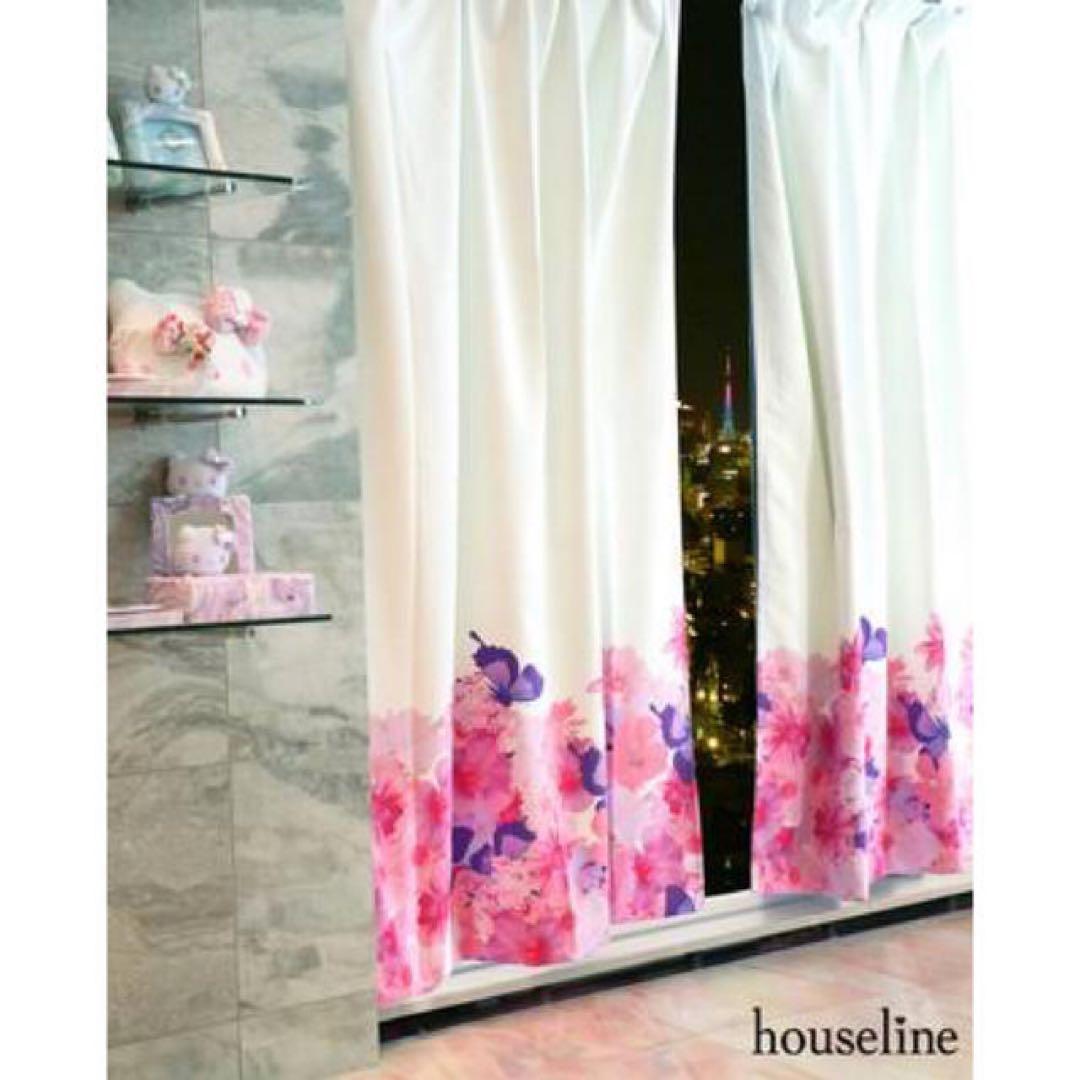 新品未使用Radyトロピカルフラワーカーテン