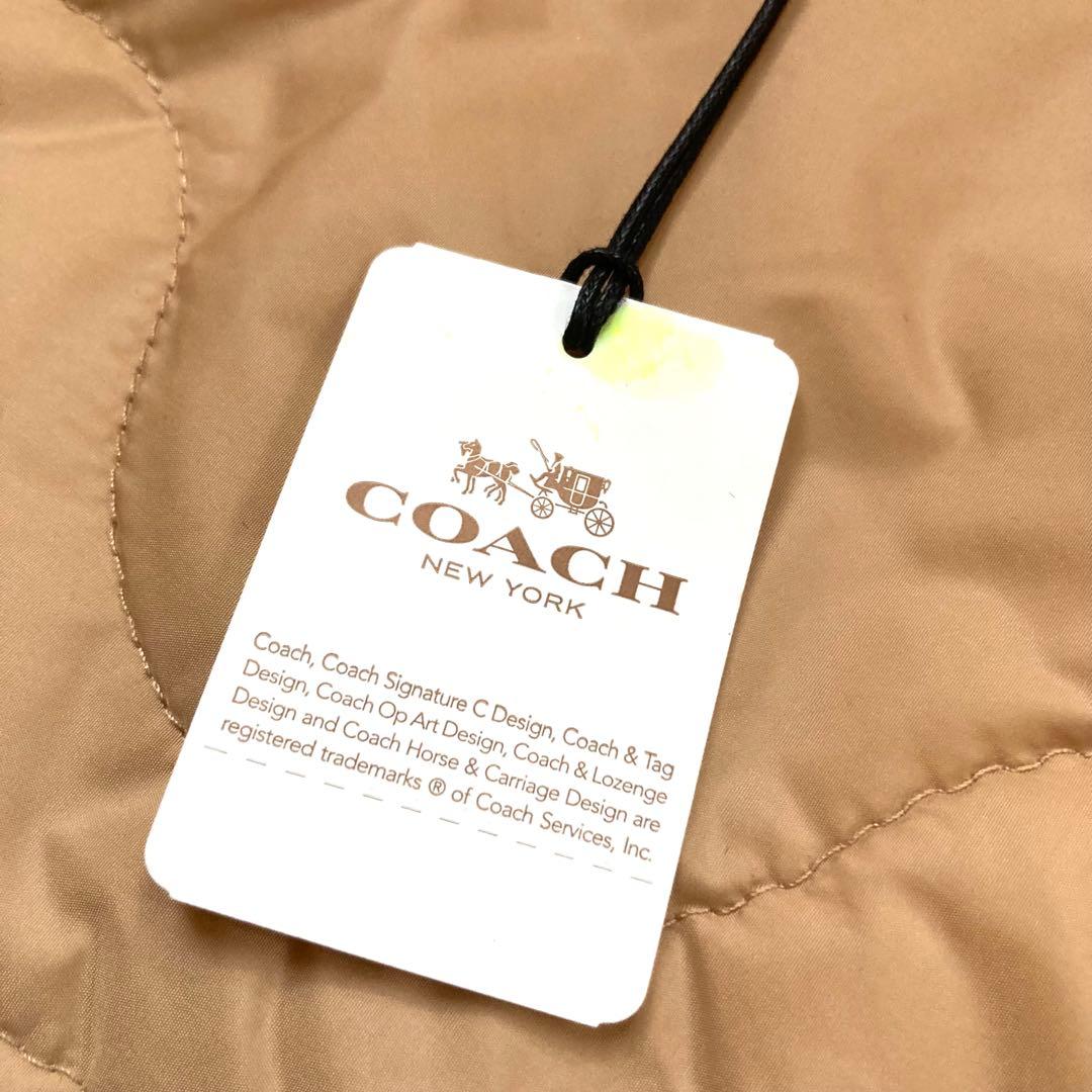✨はな✨コーチCOACH ダウンコート 正規品 2way ベージュ 新品
