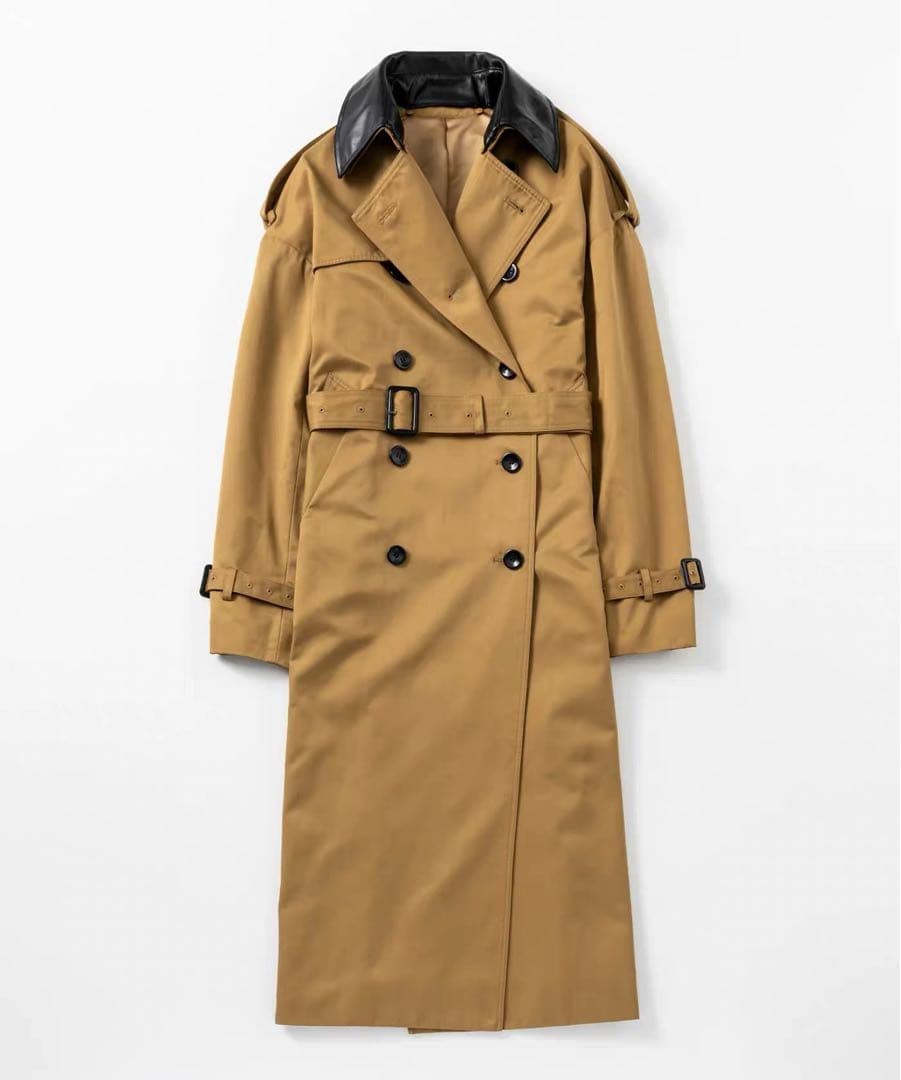 【新品即発送】AJUGA.★2WAYボリュームトレンチコート