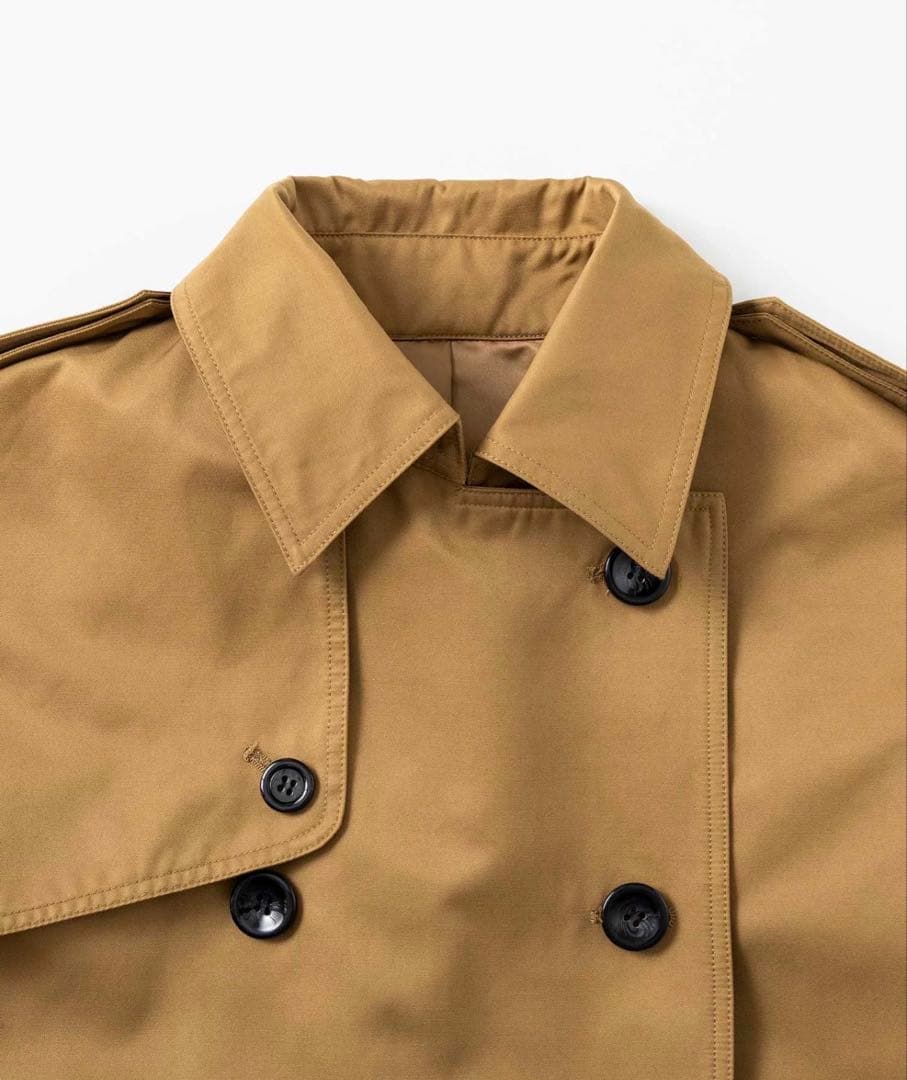 【新品即発送】AJUGA.★2WAYボリュームトレンチコート