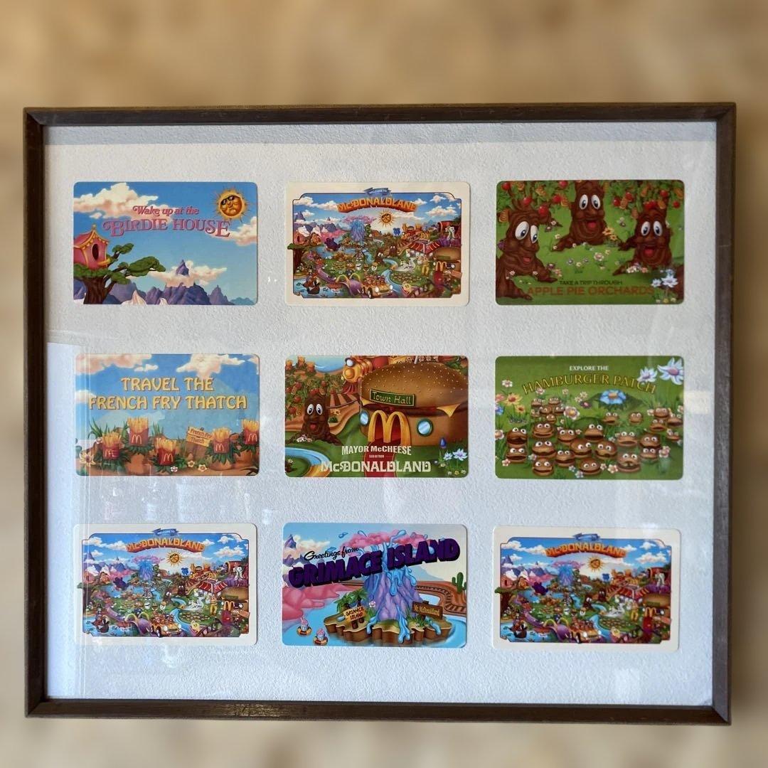 【US/AUS限定】マクドナルドランド 全6種コンプ 額装済 ドナルド グリマス