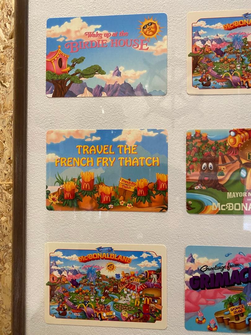 【US/AUS限定】マクドナルドランド 全6種コンプ 額装済 ドナルド グリマス
