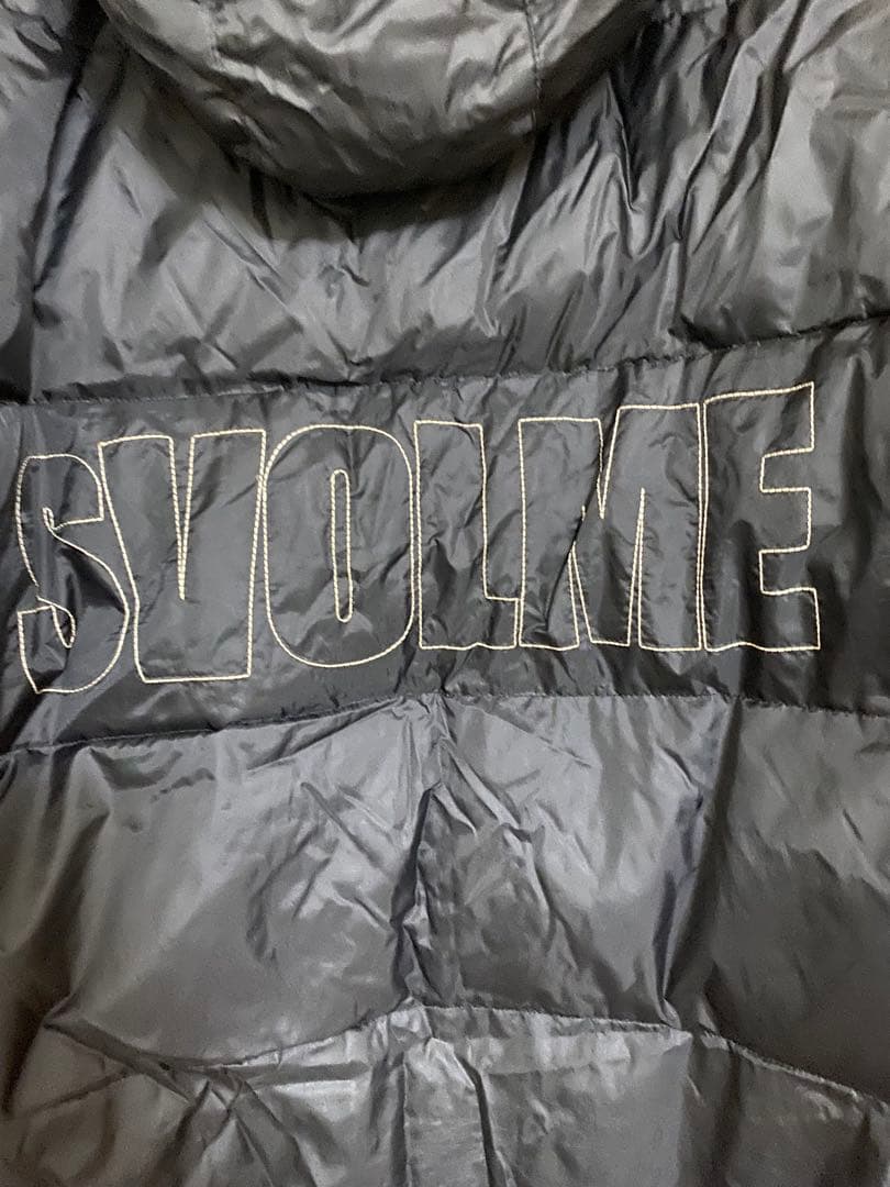 SVOLME フード付きロングベンチコート