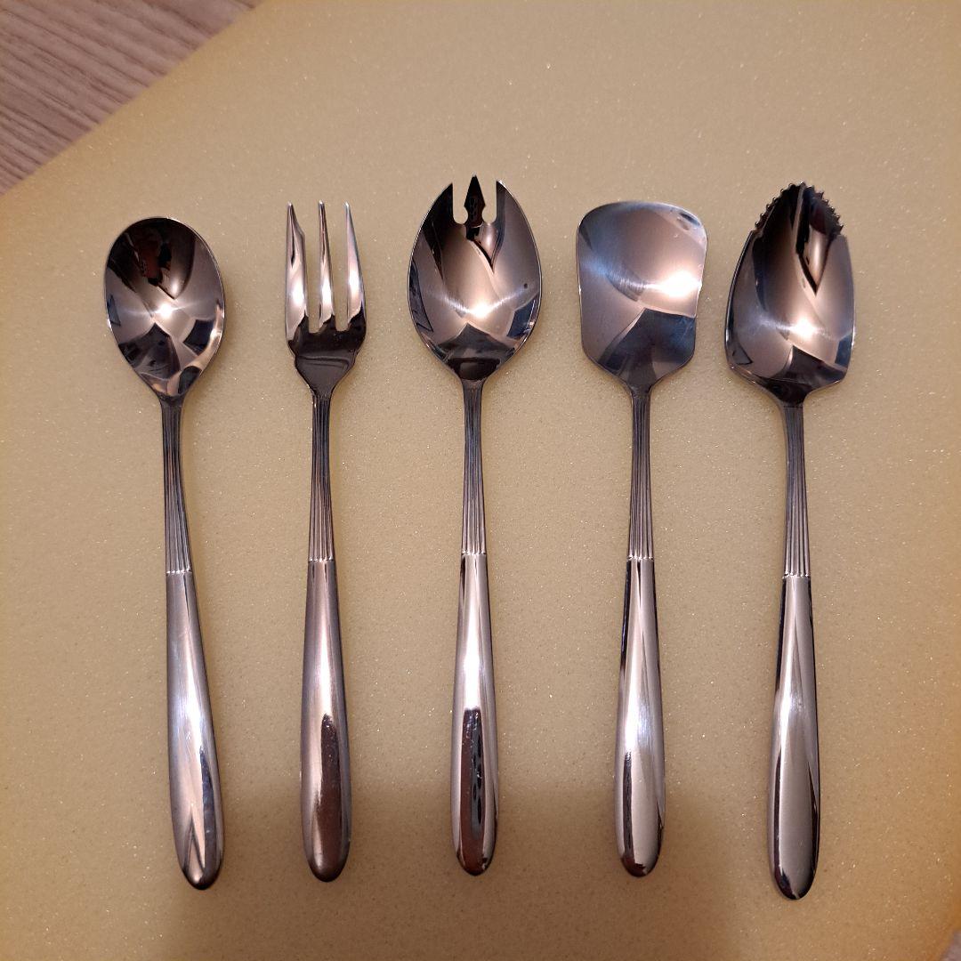 マーシャン 18-10 ステンレス カトラリー 47本セット