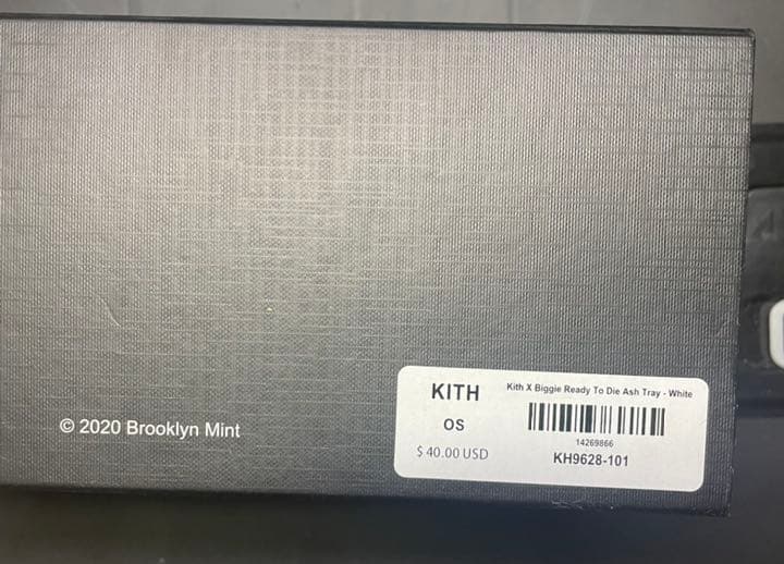 KITH BiggieReadyToDieAshTray 灰皿　新品未使用