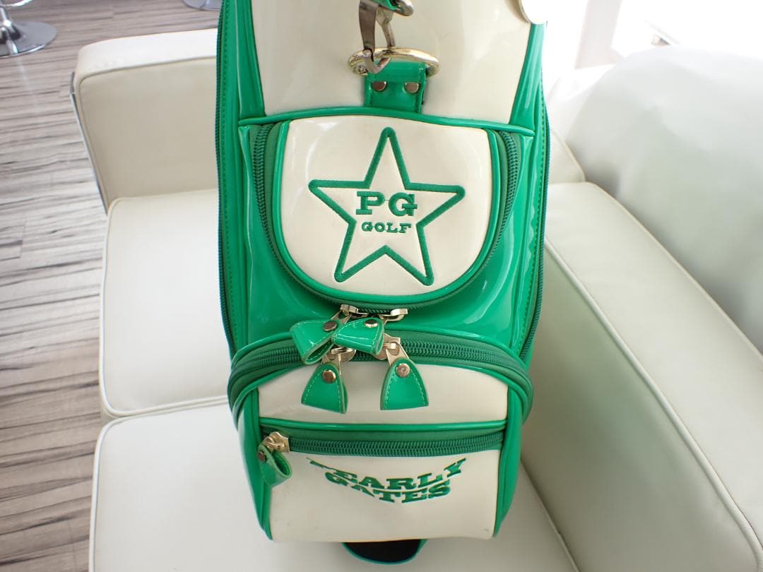 パーリーゲイツ ゴルフ キャディバッグ スマイル エナメル　a