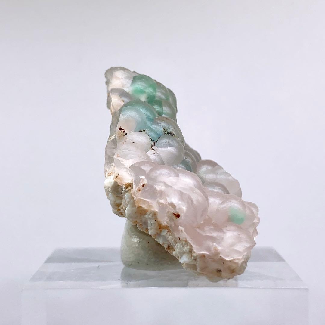 2*:様 『2022年発見』クリソコラインカルセドニー　原石　鉱物標本　天然石