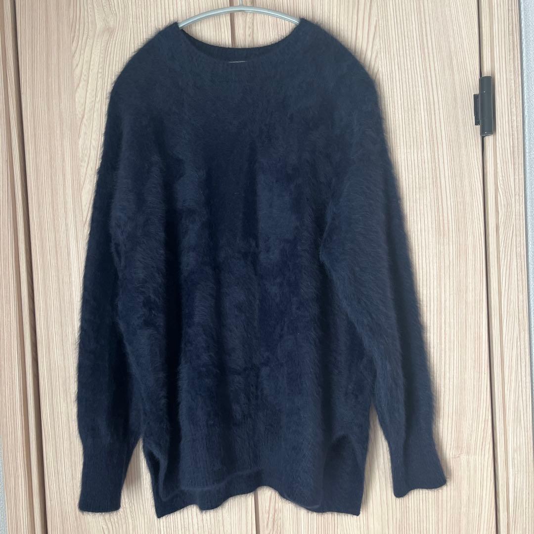 ユナイテッドアローズフォックスカシミヤニットネイビー