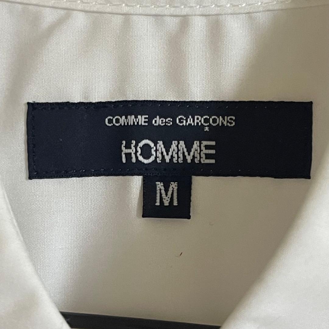 COMME des GARÇONS HOMME M ホワイト長袖シャツ