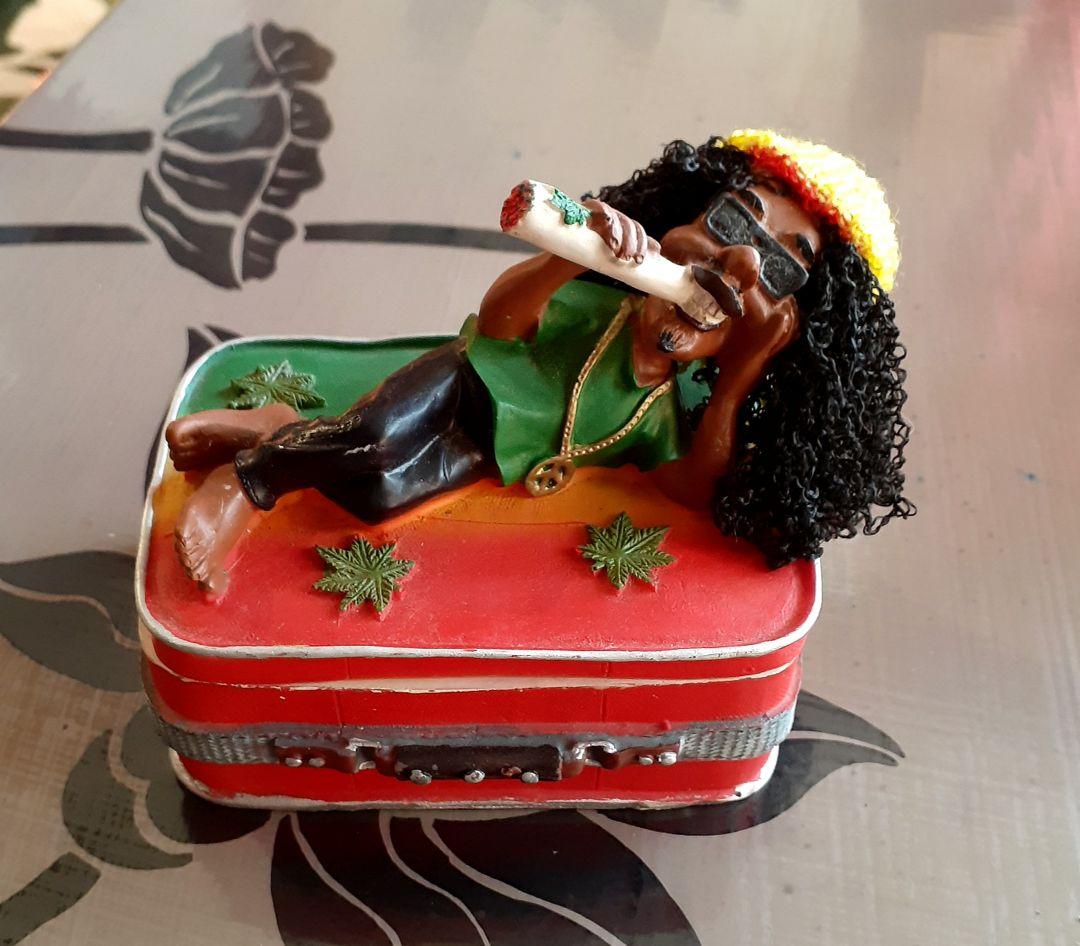 未使用　レゲエ　ラスタマン灰皿&小物入れ　レア物　3個セット