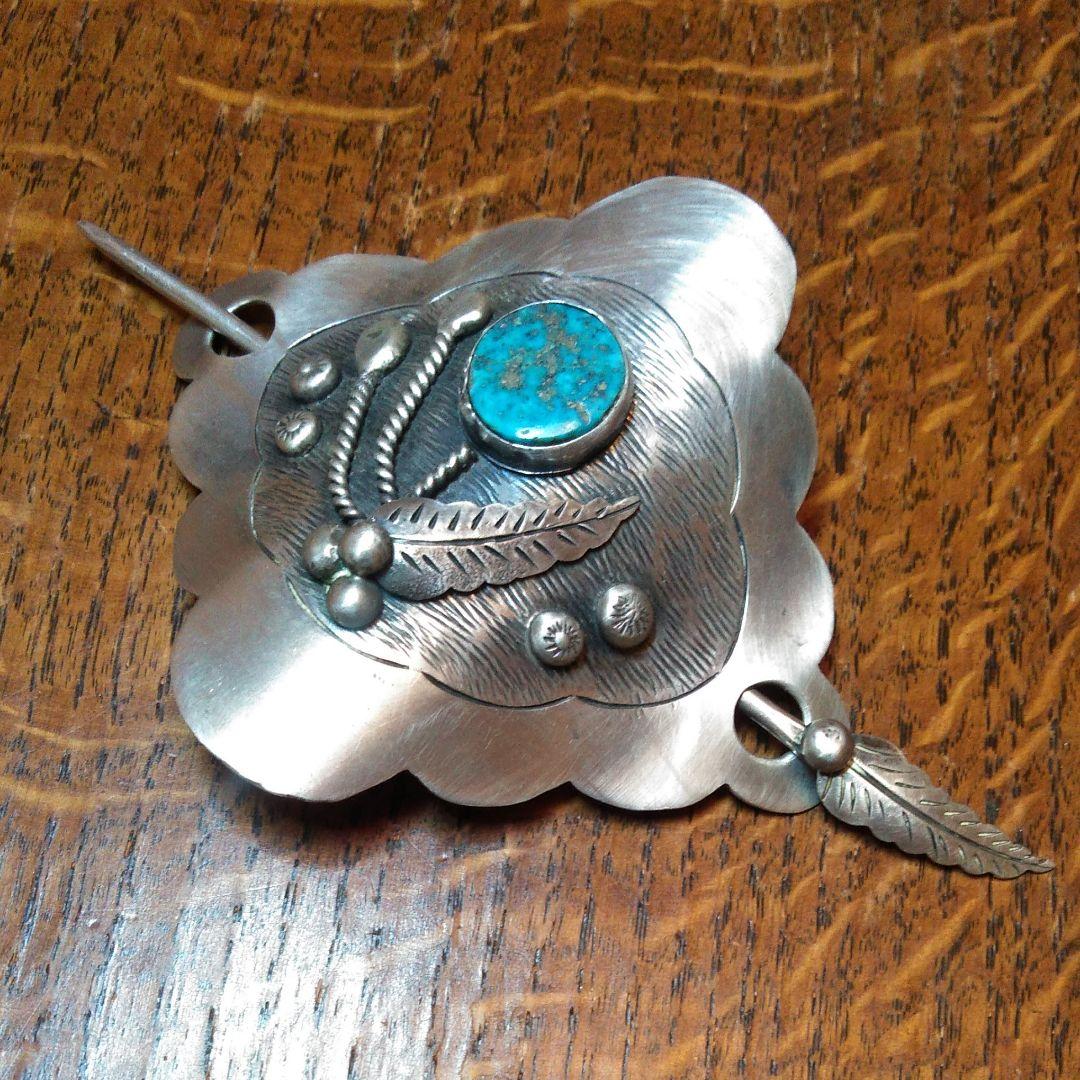 インディアンジュエリー　髪留め　ユニセックス