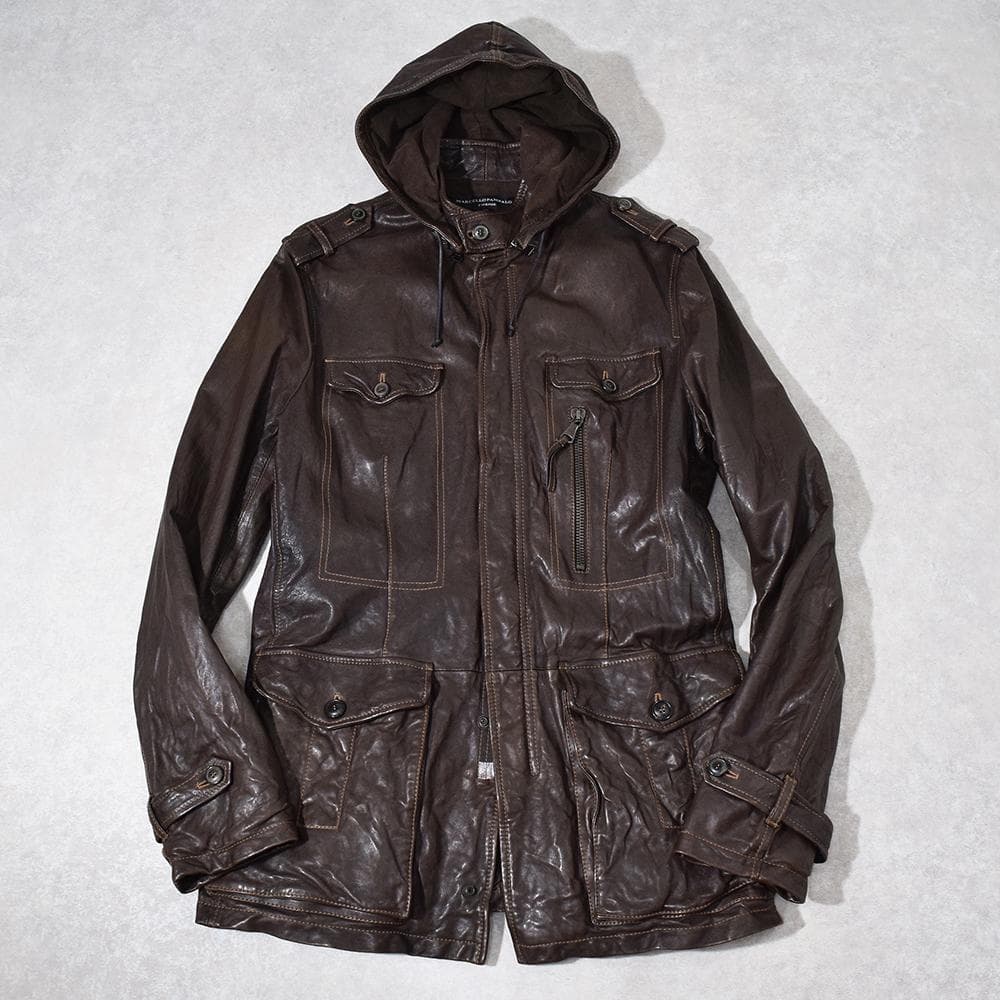 MARCELLO PAMPALONI M-65 バッファローレザージャケット
