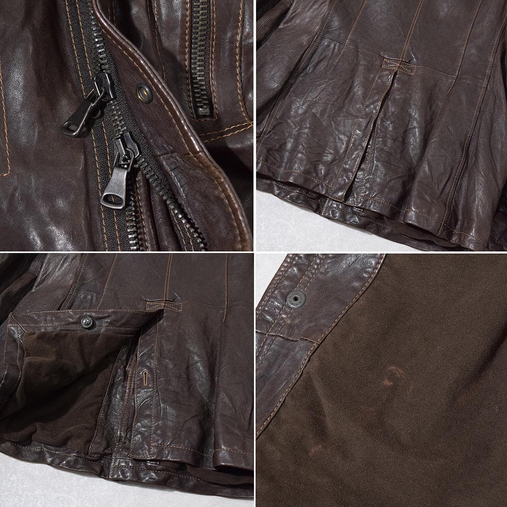 MARCELLO PAMPALONI M-65 バッファローレザージャケット