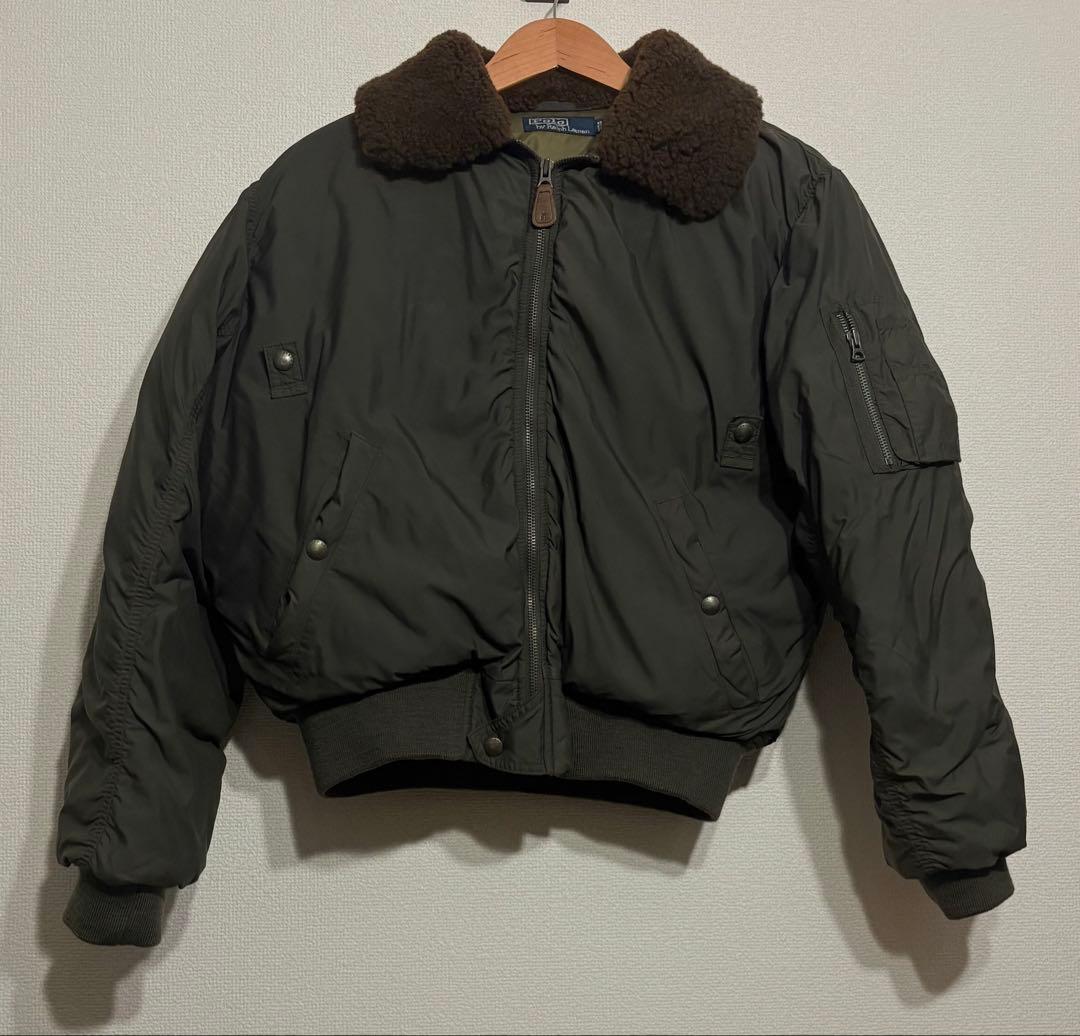 Polo Ralph Lauren ダウン　フライトジャケット　90s B15
