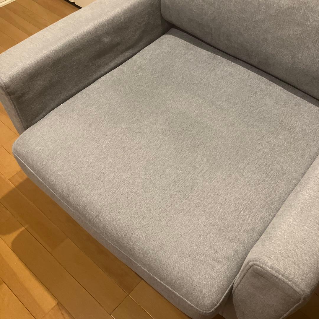 高野木工　レオソファ 1人掛け グレー