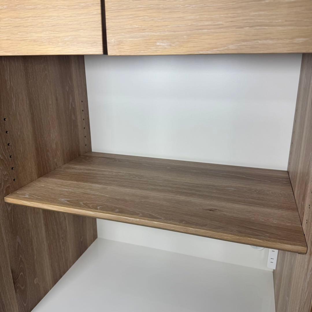 シギヤマ家具 キッチンボード 食器棚 レンジラック 幅70cm d4991