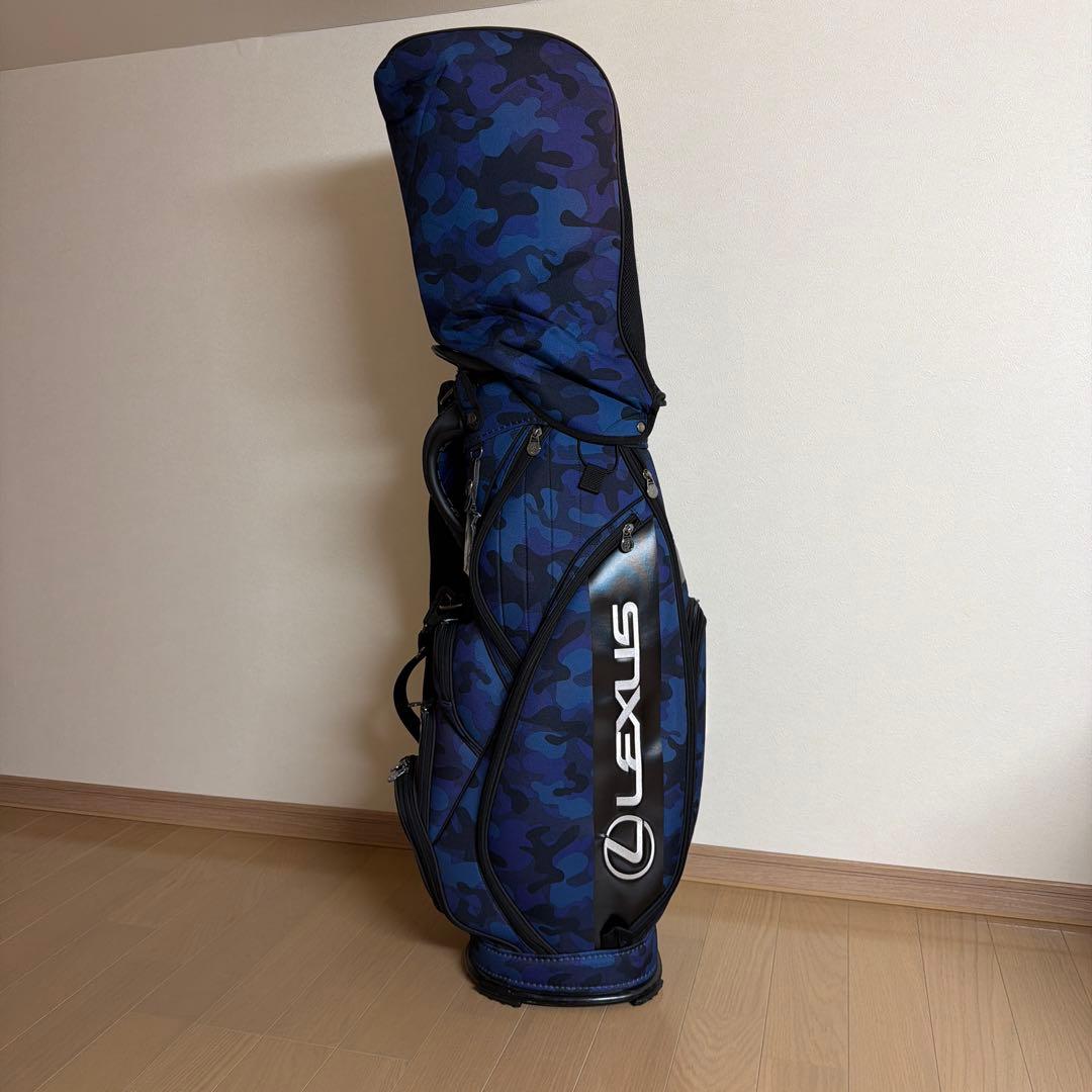LEXUS/レクサス ゴルフ キャディバッグ9型【ブルーカモ】