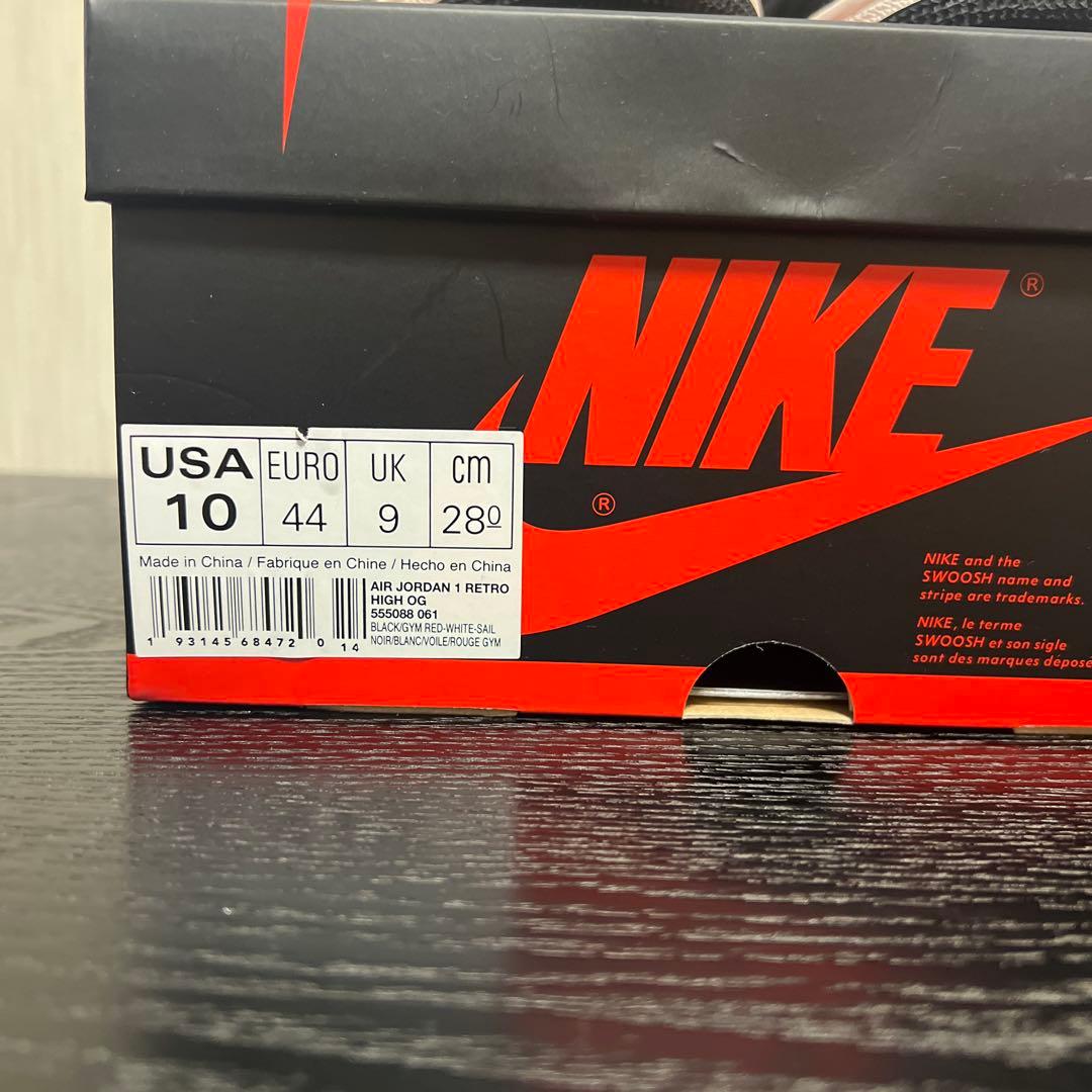 NIKE Air Jordan 1 ジムレッド ナイキエアジョーダン1