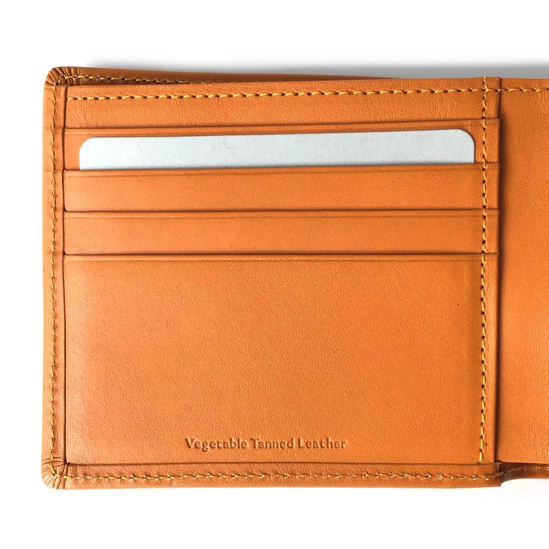 【新品】マーガレットハウエル✨ナチュラルタンニング 2つ折り財布 マスタード