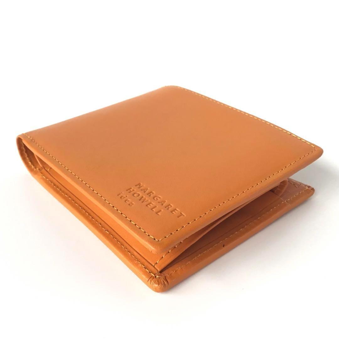 【新品】マーガレットハウエル✨ナチュラルタンニング 2つ折り財布 マスタード