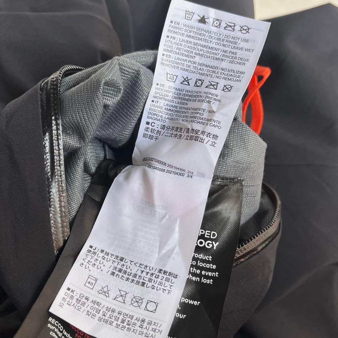 アークテリクス セイバーARパンツ ゴアテックス スキーパンツ アウトドア 黒