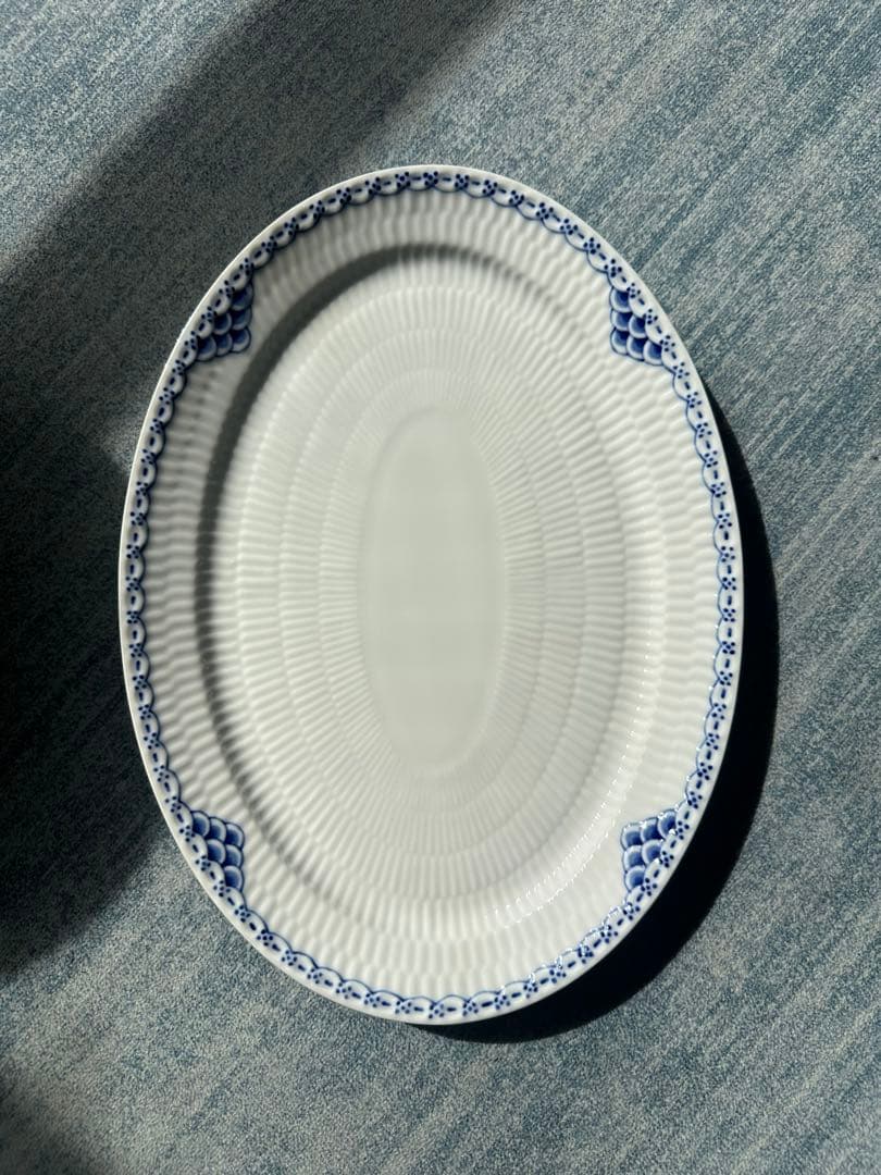 【新品未使用】ロイヤルコペンハーゲン　プリンセスオーバルディッシュ　28cm