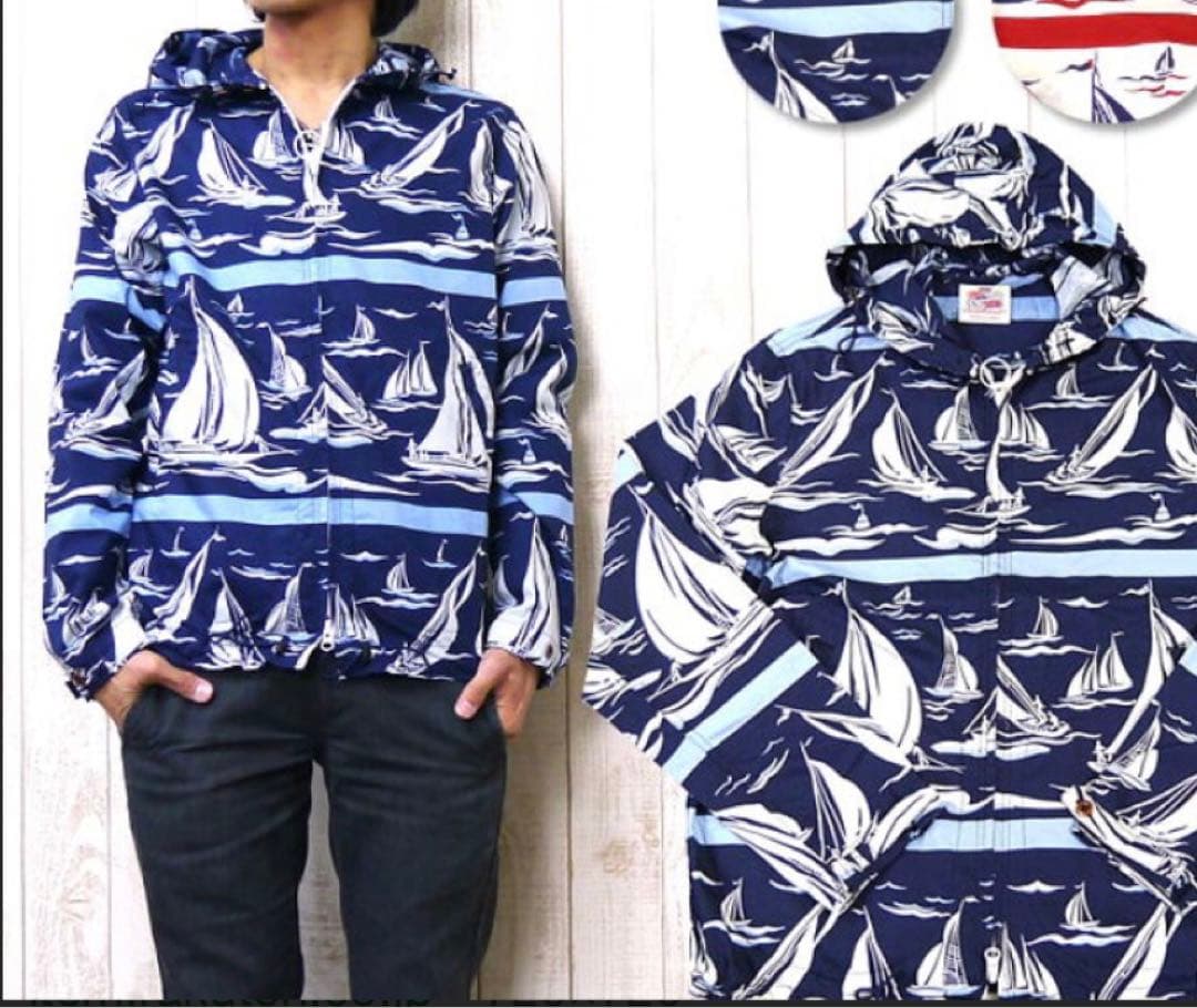 サンサーフ　デュークカハナモク　コットンジップアップパーカー　Mサイズ　送料込み