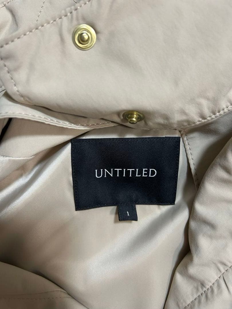 新品・未使用　フード2WAY モッズコート ベージュ