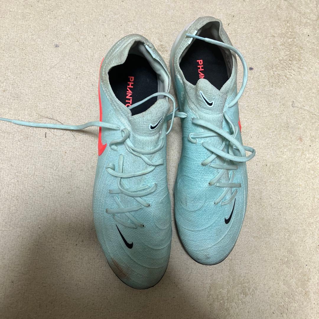 Nike Phantom proスパイクシューズ ライトブルー/オレンジ