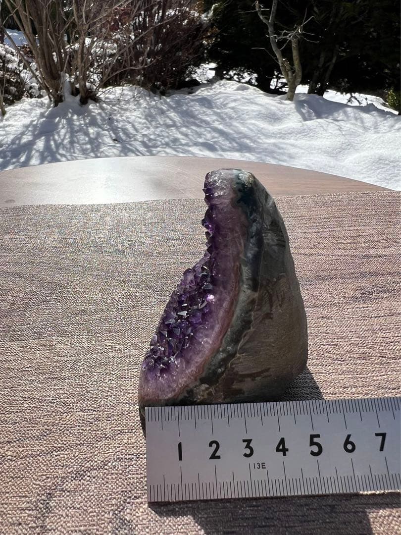 A452 高品質アメジストドーム パワーストーン 紫水晶 天然石 置き物