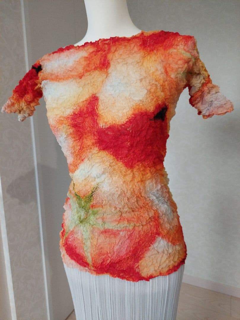 難あり▪︎ISSEY MIYAKE ▪︎イッセイミヤケ▪︎ランダムプリーツ値下げ