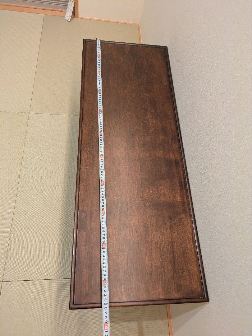 【松本民芸家具】 ローテーブル 座卓 和モダン ビンテージ 天板塗装補修済