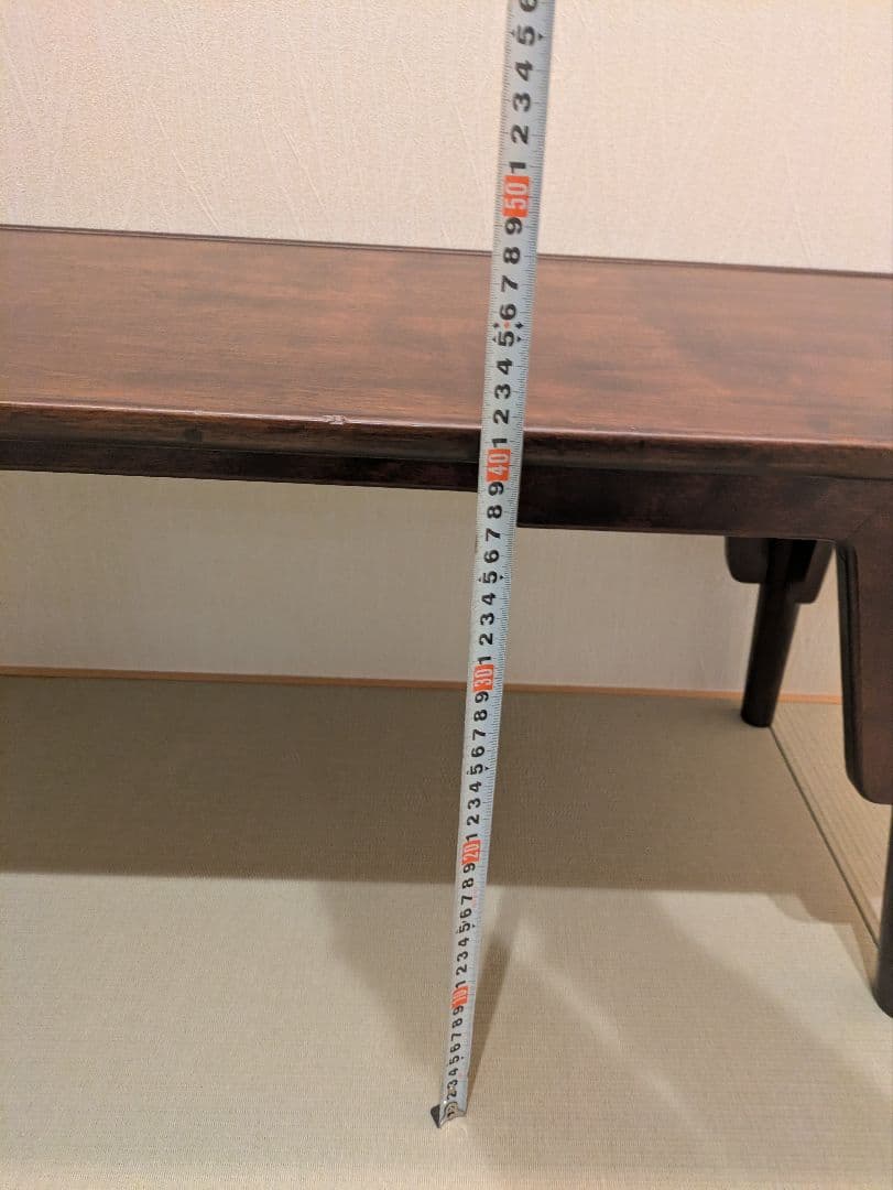 【松本民芸家具】 ローテーブル 座卓 和モダン ビンテージ 天板塗装補修済