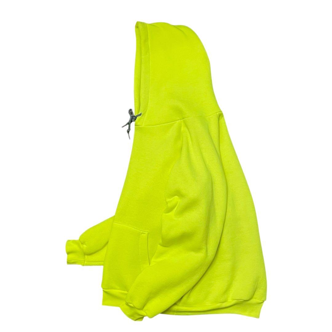 【美品】CAMBER キャンバー USA製 裏サーマル スウェットパーカー 蛍光