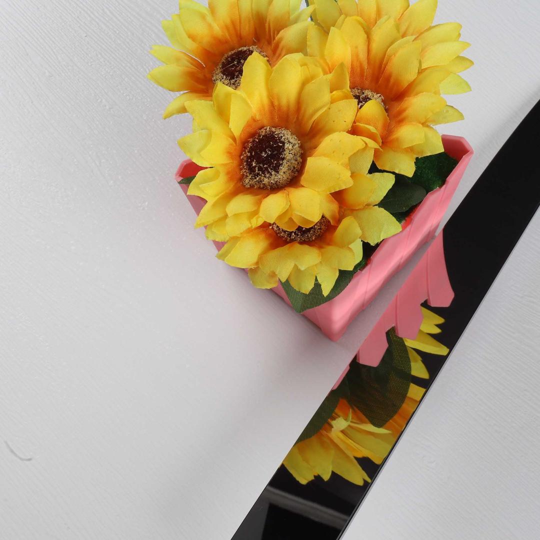 7314 切付包丁 尺一 ウルトラ鏡面仕上げ 刺身包丁 黒檀五本銀巻八角柄