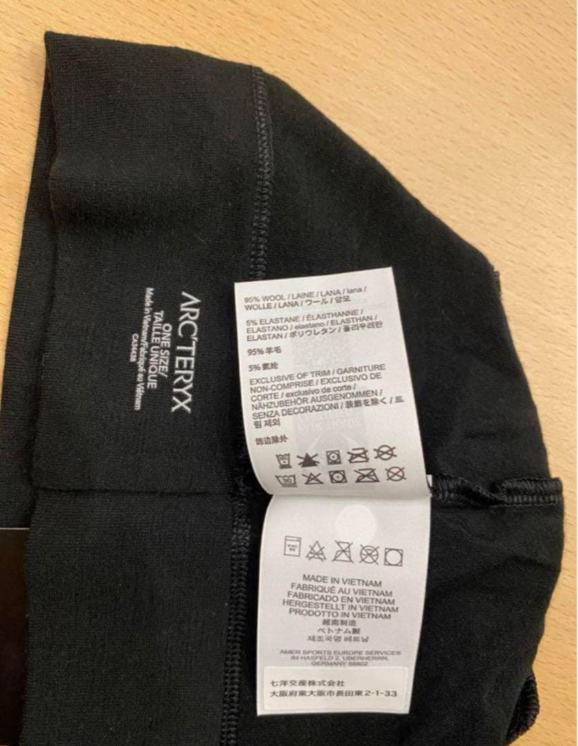 最後　アークテリクス リーフCOLD WX NECKGAITER AR WOOL