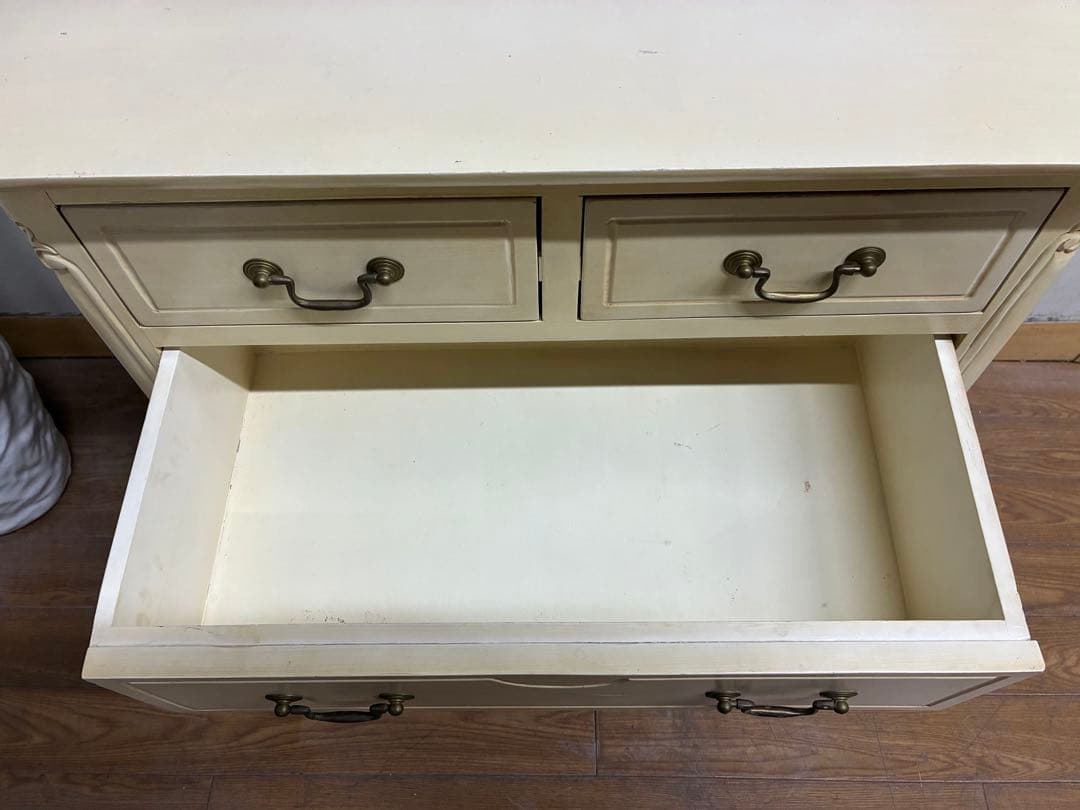 管439☆フレンチスタイル☆アンティーク調☆姫系☆3段チェスト