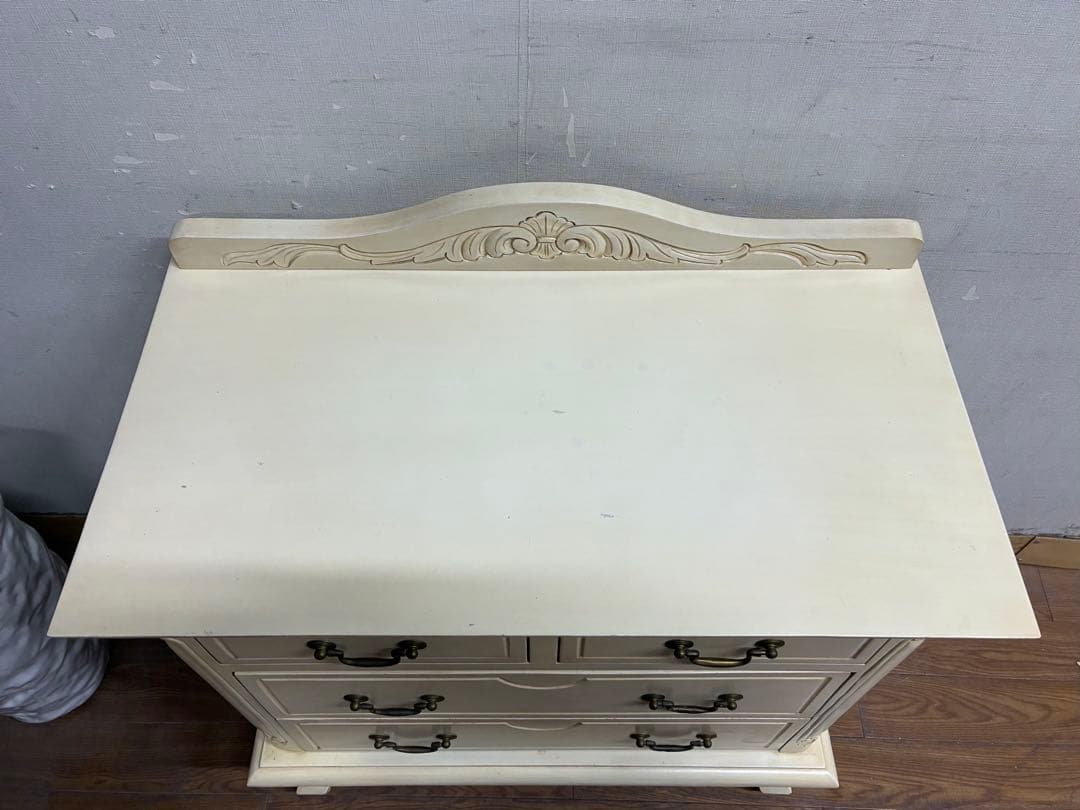 管439☆フレンチスタイル☆アンティーク調☆姫系☆3段チェスト