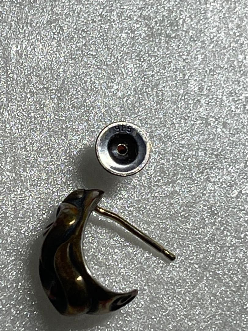 ア*シ様 クロムハーツ　ピアス　カーブドティアドロップピアス　イヤリング　水