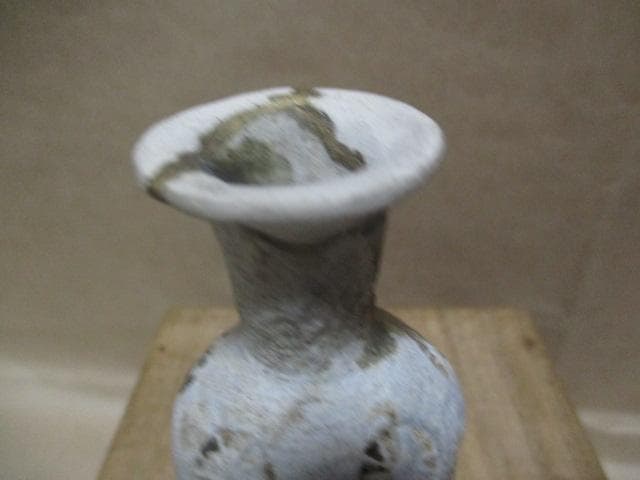 古瀬戸印花仏花瓶　I32-2