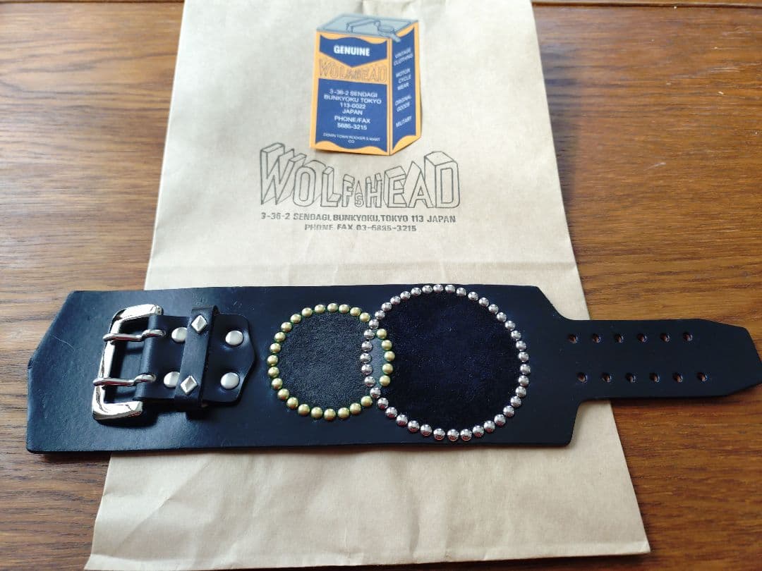 WOLF'S HEADウルフズヘッド70mm サークル ブレス木村拓哉キムタク