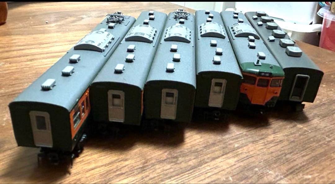 ケース付きアルファモデルキット組113系田町電車区東海道線11両+差し替サロ