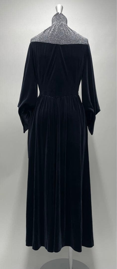 （最終値下げ）YOHEI OHNO ベルベットロングドレス　バイカラー