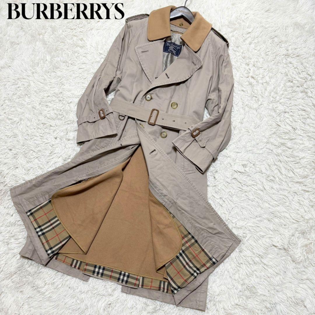 美品 バーバリーズ トレンチコート 2枚襟 ライナー付き ノバチェック